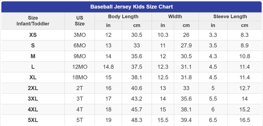 Khang Baseball Jersey Kid