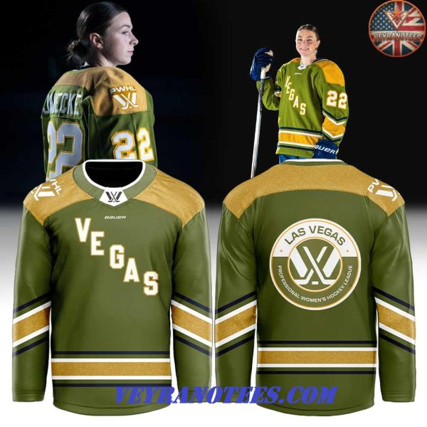 PWHL Las Vegas First Ever Pick Green Hockey Jersey 1 UfJH2.jpg
