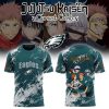 Philadelphia Eagles x Jujutsu Kaisen Cursed Clash Midnight Green 2026 Hoodie.1