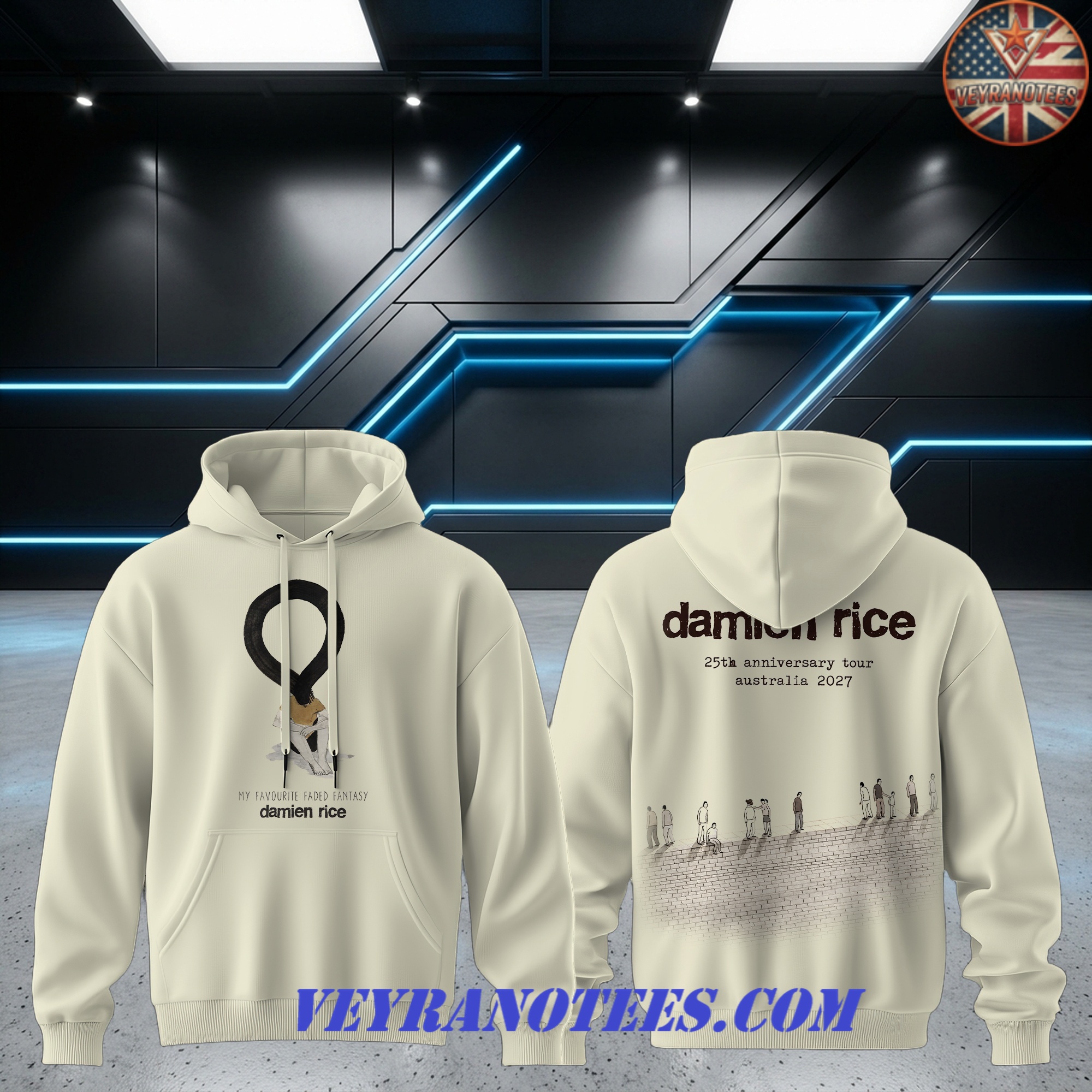 Damien Rice O 25th Anniversary Tour Australia 2027 T-Shirt Damien Rice O 25th Anniversary Tour Australia 2027 T-Shirt
