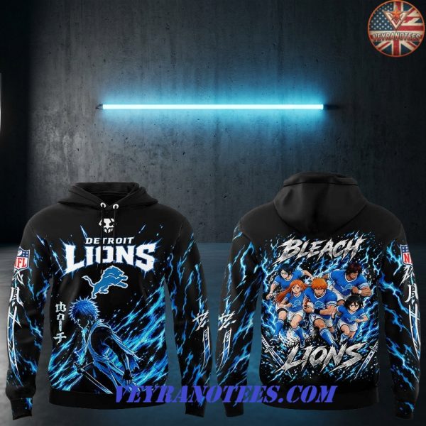 Detroit Lions x Bleach Anime One Pride 2026 Hoodie