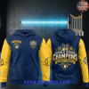 Milwaukee Brewers First Time World Series 2026 Blue/Yellow Edition Hoodie