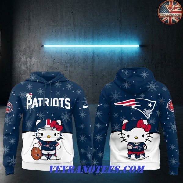 New England Patriots x Hello Kitty Cute Winter 2026 Hoodie