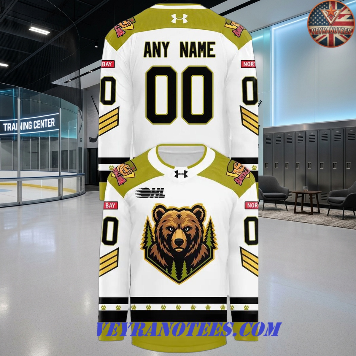 North Bay Battalion Indigenous Youth Day Personalized 2026 Hockey Jersey North Bay Battalion Indigenous Youth Day Personalized 2026 Hockey Jersey