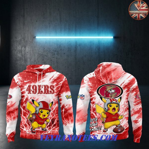 San Francisco 49ers Pokemon Night 2026 Limited Edition Hoodie