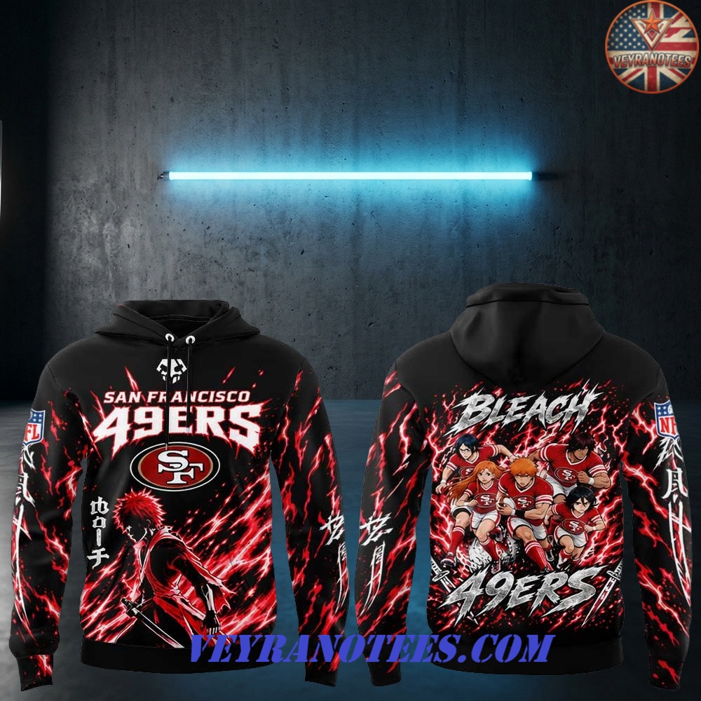 San Francisco 49ers x Bleach Anime One Pride 2026 Hoodie San Francisco 49ers x Bleach Anime One Pride 2026 Hoodie