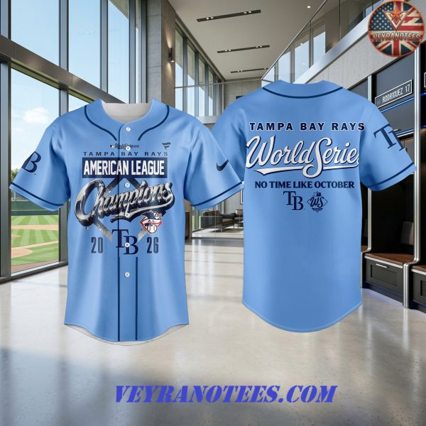 Tampa Bay Rays American League Champions World Series 2026 Baseball Jersey