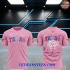 Texas Longhorns Breast Cancer Awareness 2026 3D T-Shirt